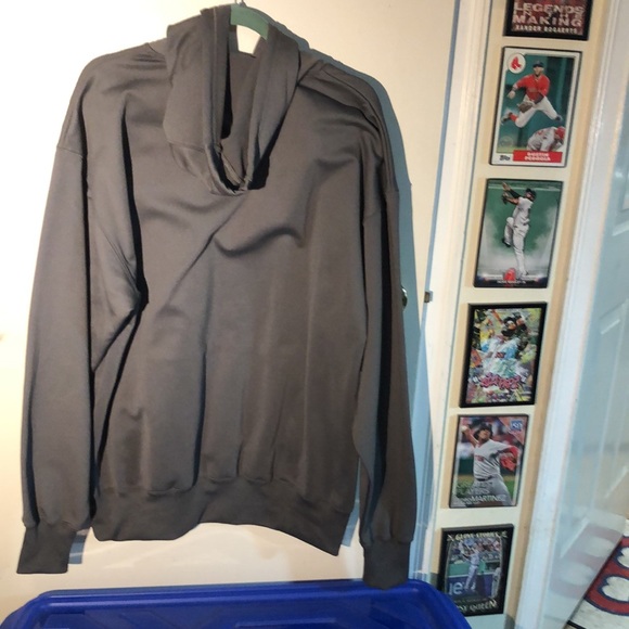 Boston Red Sox MLB Authentic Collection 2007 MLB Playoffs Hooded Sweatshirt Gray - Picture 2 of 6